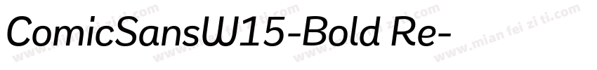 ComicSansW15-Bold Re字体转换